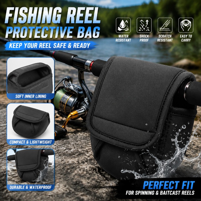 Fishing Line Spooler - Balıkçılık Makarası Koruyucu Kılıf Çantası, 500-8000
