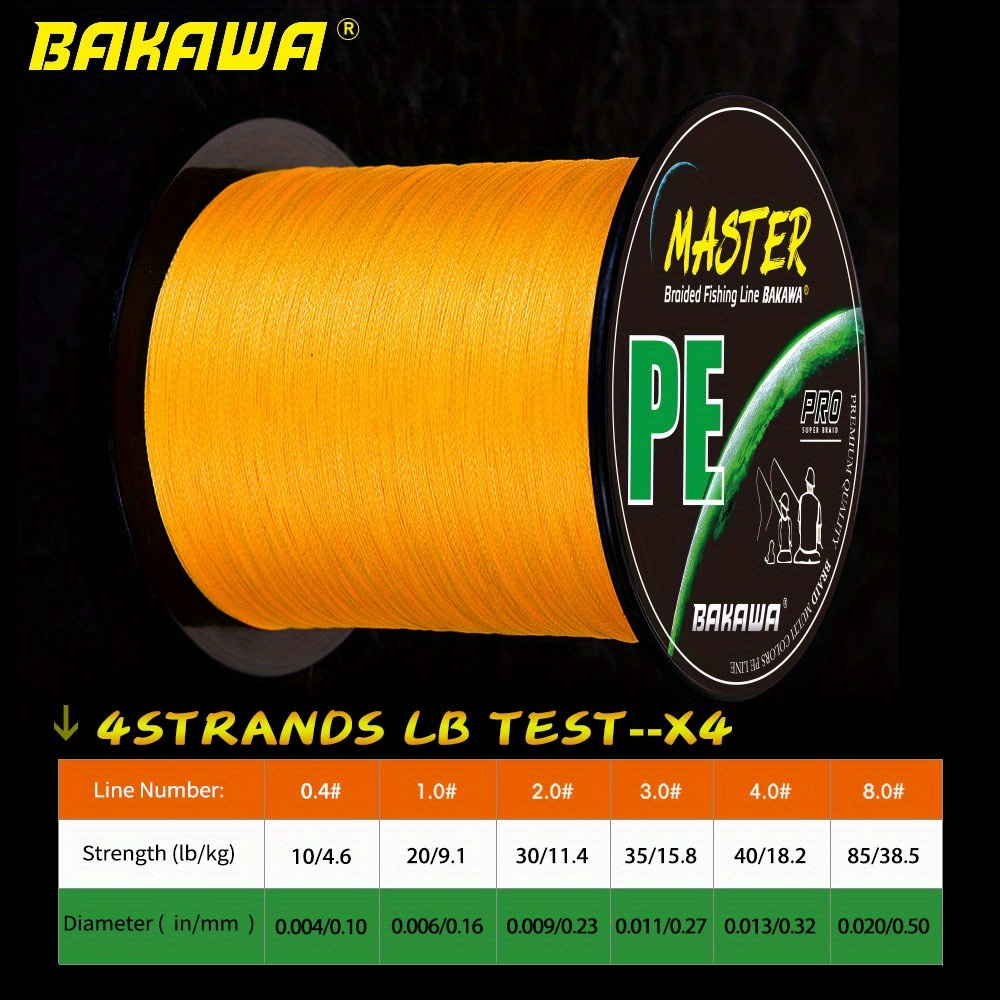 BAKAWA X4 Telleri Örgülü Olta  - Saltwater Line incelemesi ve fiyatı
